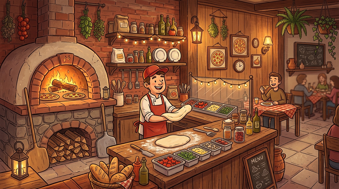 Pizzeria Background